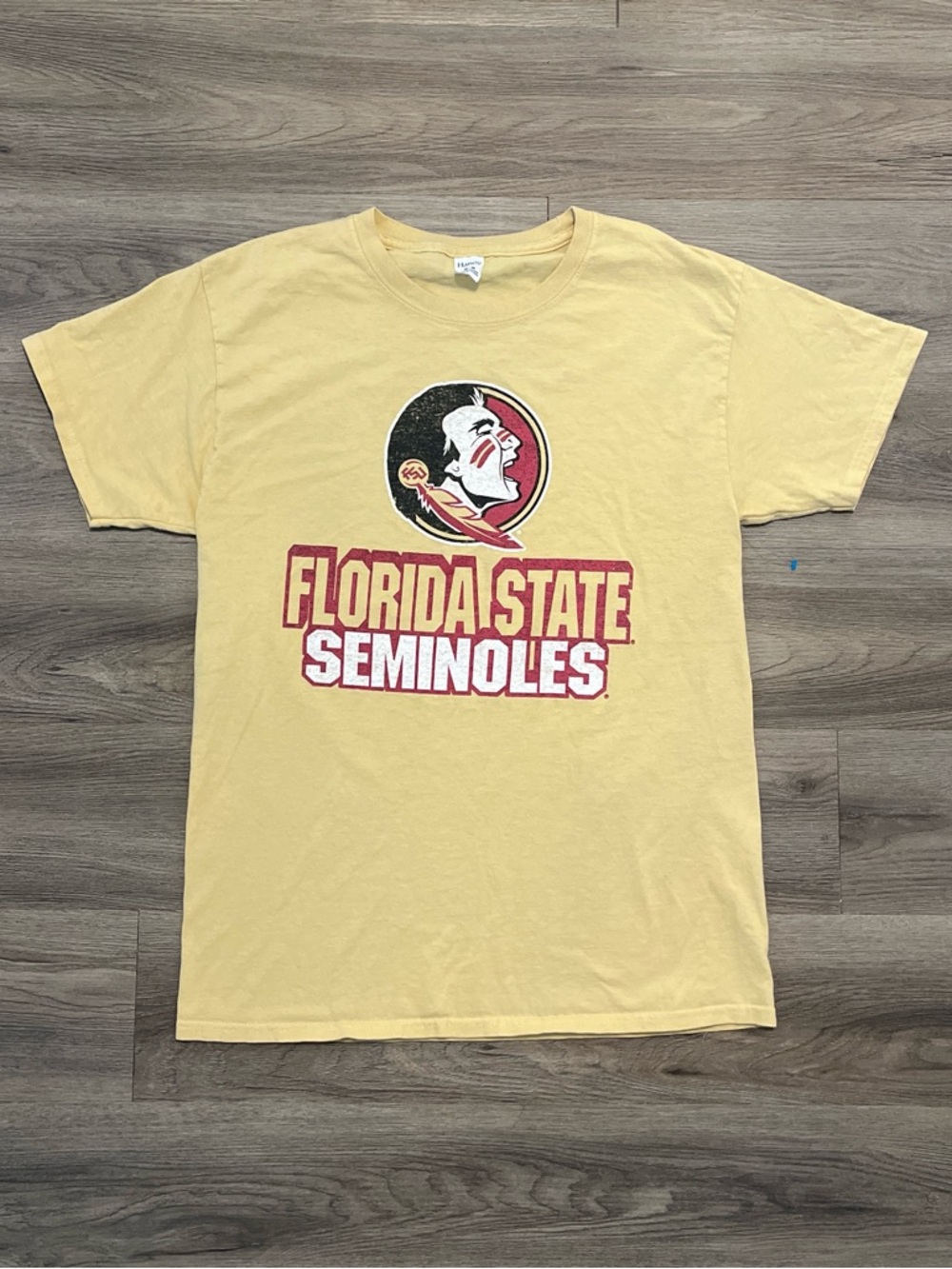 Hanes Yellow Florida State Seminoles Graphic Tee - Men